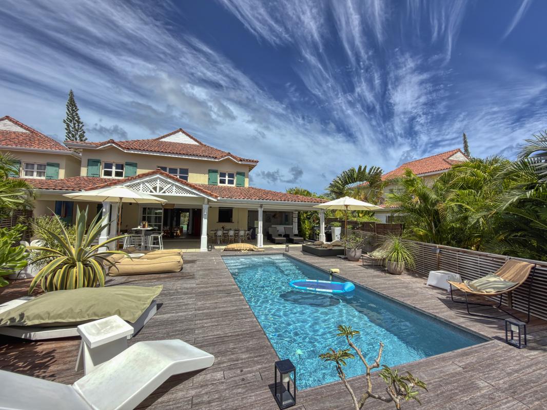 3.Location villa 4 chambres piscine saint françois guadeloupe - Vue mer